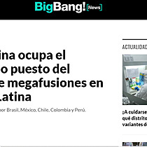 La argentina ocupa el anteltimo puesto del ranking de megafusiones en Amrica Latina
